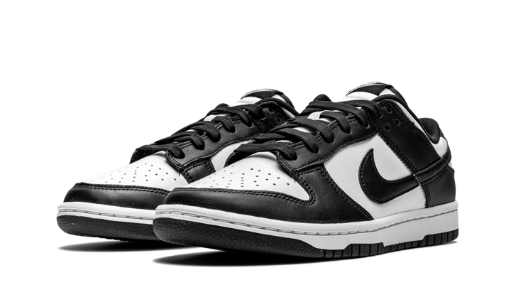 Nike dunk low black white frontside